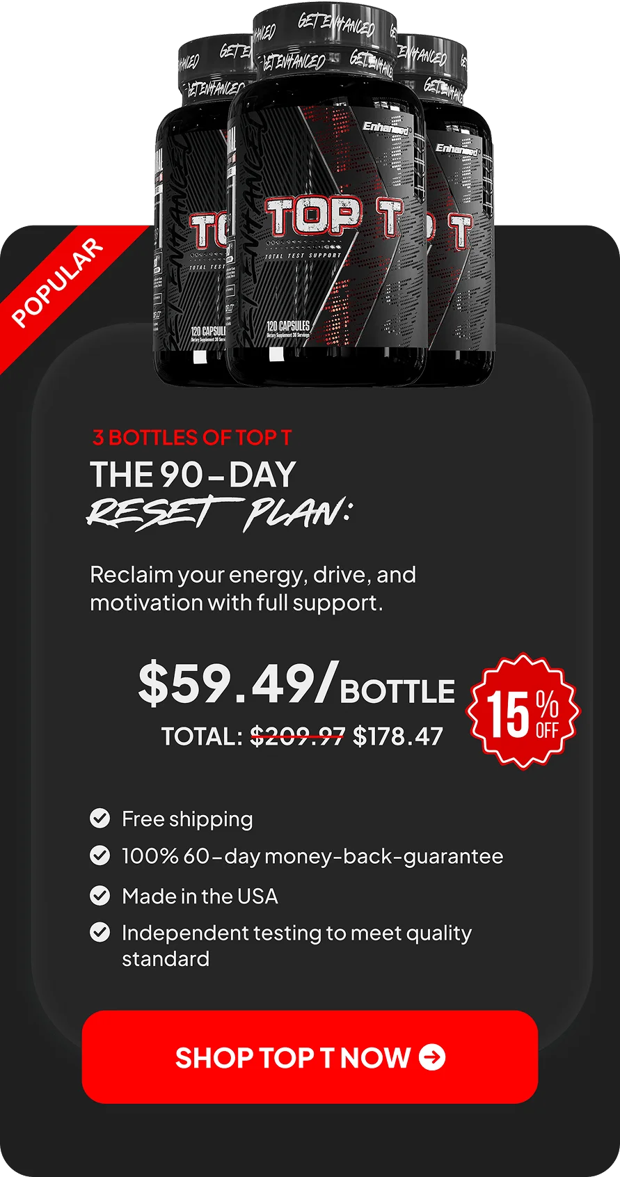 Top T™ 3 bottles pricing